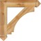 Ekena Millwork Imperial Arts & Crafts Rough Sawn Bracket, Western Red Cedar, 4"W x 24"D x 24"H BKT04X24X24IMP03RWR - alternate 2
